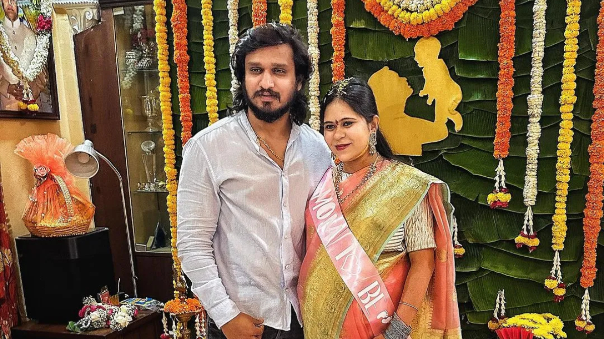 karthikeya-2-actor-nikhil-siddhartha-and-wife-pallavi-announce-pregnancy-see-baby-shower-photo